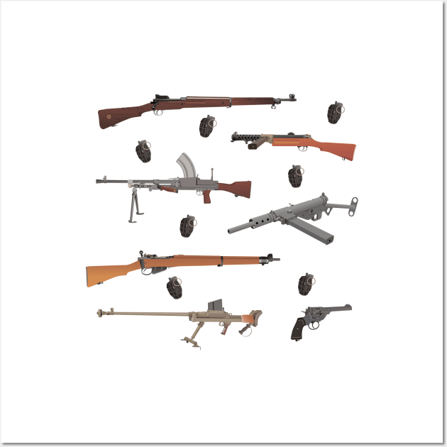 British Pattern 1914 Enfield Rifle Poster for Sale by NorseTech