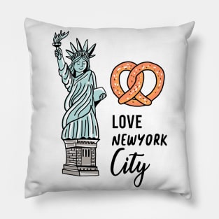 Love New York City Doodle Pillow