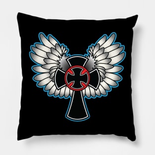 Winged Crosses Pillow