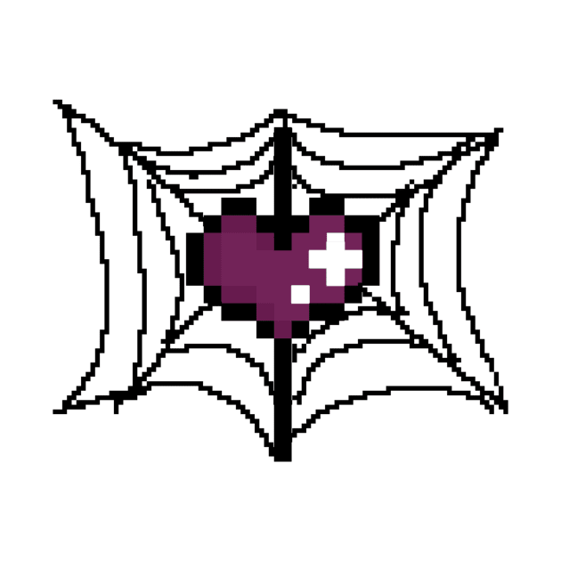 spider web heart :)) by SarryBarrys Designs
