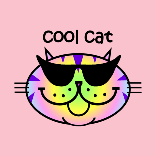 Cool Cat 2 - Rainbow Tabby T-Shirt