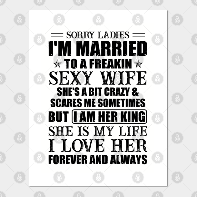 Married To A Freakin Sexy Wife Funny T Shirts Sayings Funny T Shirts For Women Cheap Funny T Shirts Cool T Shirts - Funny