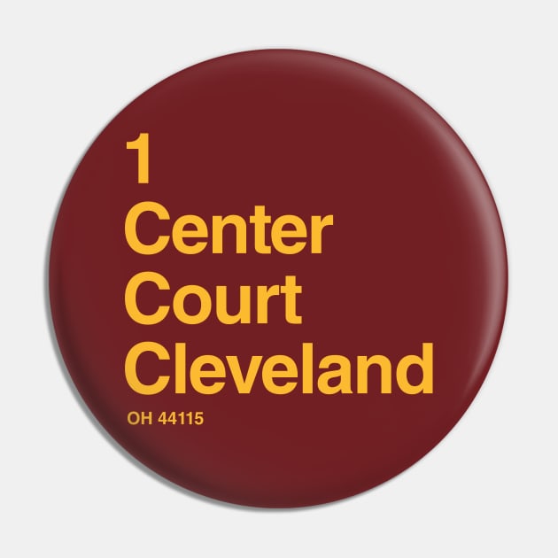 Cleveland Cavaliers Basketball Arena Pin by Venue Pin