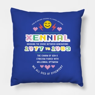 Xennial Color Option Pillow