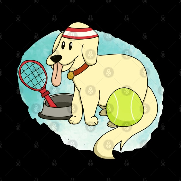 Tennis Dog by pako-valor