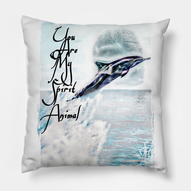 Dolphin Spirit Pillow by Share_1