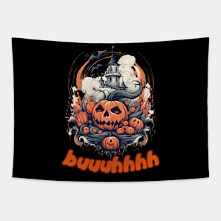 Buuhhhh-Halloween Haunt Tapestry