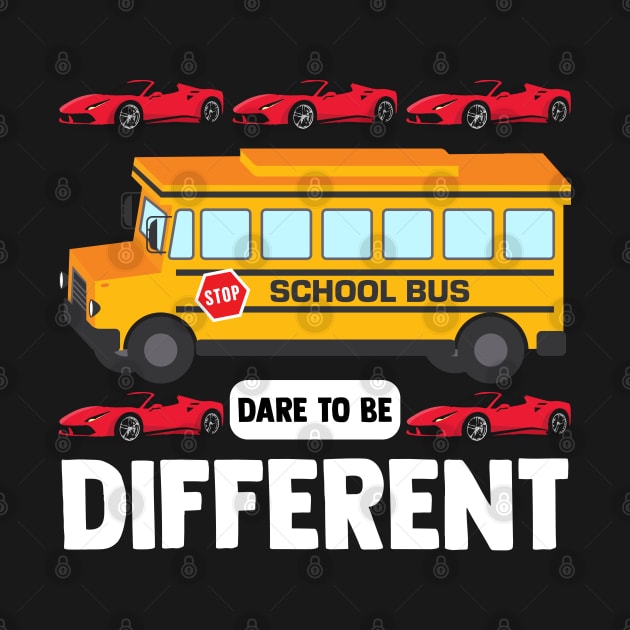 Dare To Be Different The Yellow School Bus Student Transport by sBag-Designs