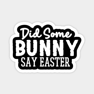 Did Some Bunny Say Easter Magnet