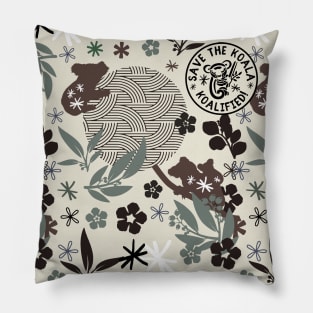 Koala in Australia Protect Australian Native Animals Aussie Koala Bear [Gray] Pillow