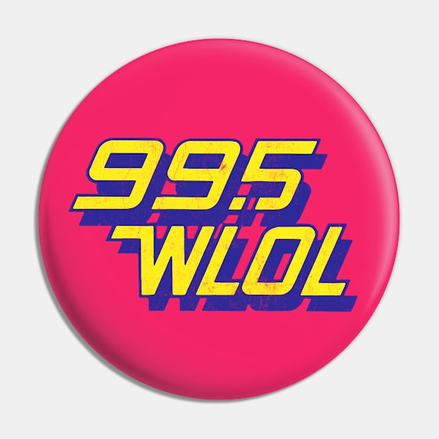 WLOL Twin Cities / 80s Radio Station Pin by CultOfRomance