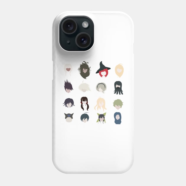 danganronpa v3 cast minimalistic Phone Case by katanaballs