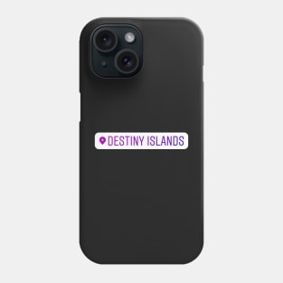 Destiny Islands Instagram Location Tag Phone Case