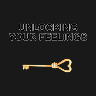 Unlocking your feelings, GOLDEN KEY for Valentines Day T-Shirt