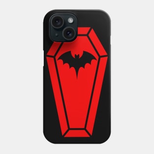 Cute Coffin in Red Phone Case