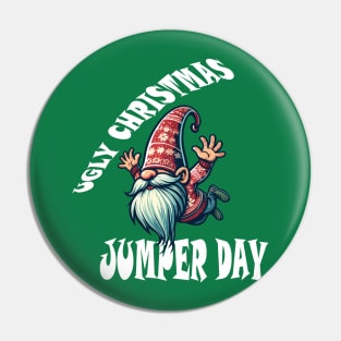 Ugly Christmas Jumper Day - Tacky Xmas Sweater Pin