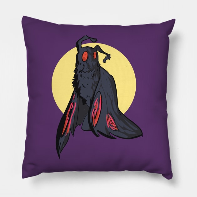 mothman Pillow by inkpocket