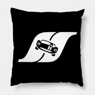 Strombecker "S" Logo White Pillow