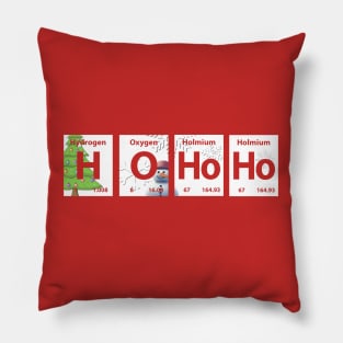 Ho Ho Ho Chemical Element Pillow