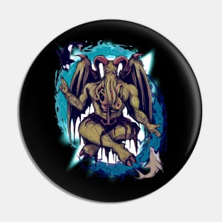 Baphomet Cthulhu Pin