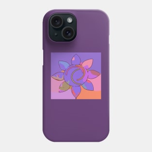 Purple Flower Power Phone Case