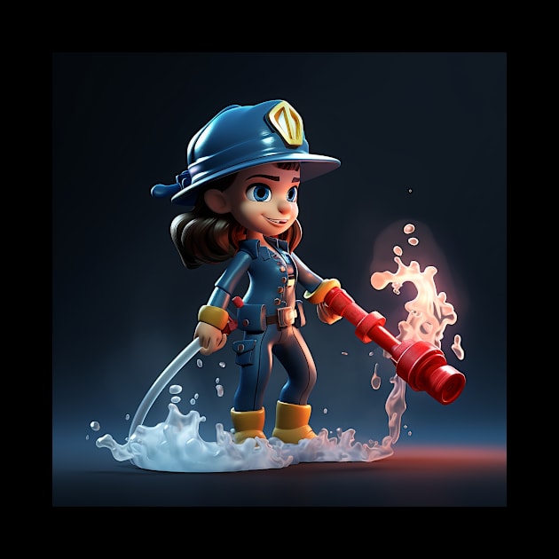 Witch fire fighter by NumberOneEverything