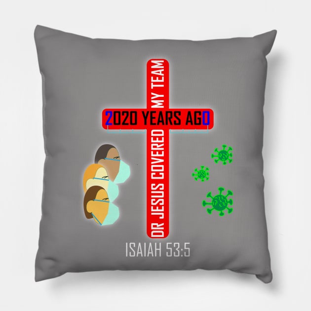 Covid19 protected Pillow by fumanigdesign
