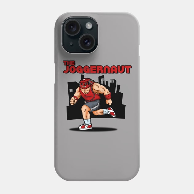 The Joggernaut Funny Superhero Villain Mutant Exercise Workout Jogging Cartoon Phone Case by BoggsNicolas