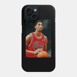 NBA Scottie Pippen basketball retro tee Phone Case