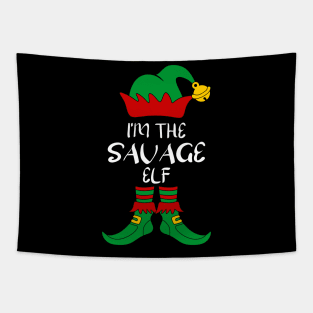 I'M THE SAVAGE ELF Tapestry