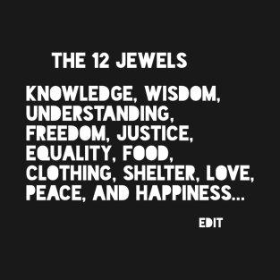 The 12 jewels by Edit T-Shirt