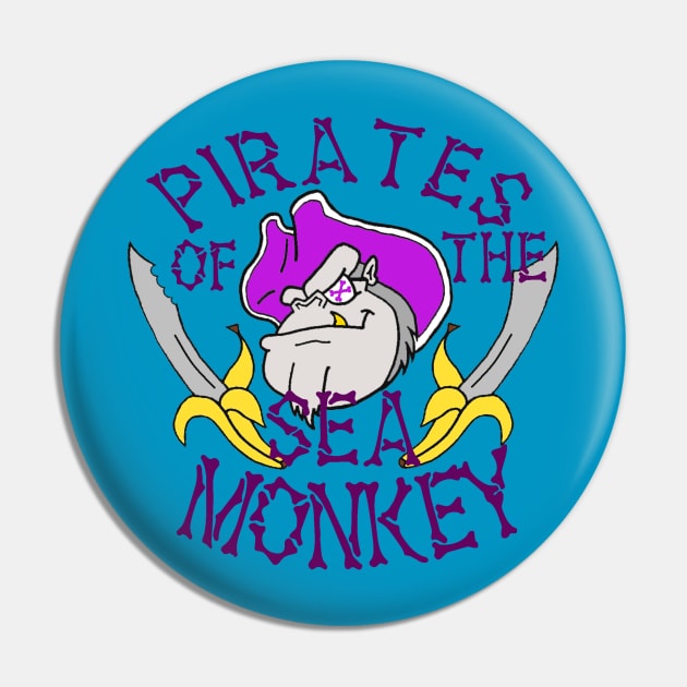 Pirates of the Sea Monkey Pin by Captain Justin Kase's Booty