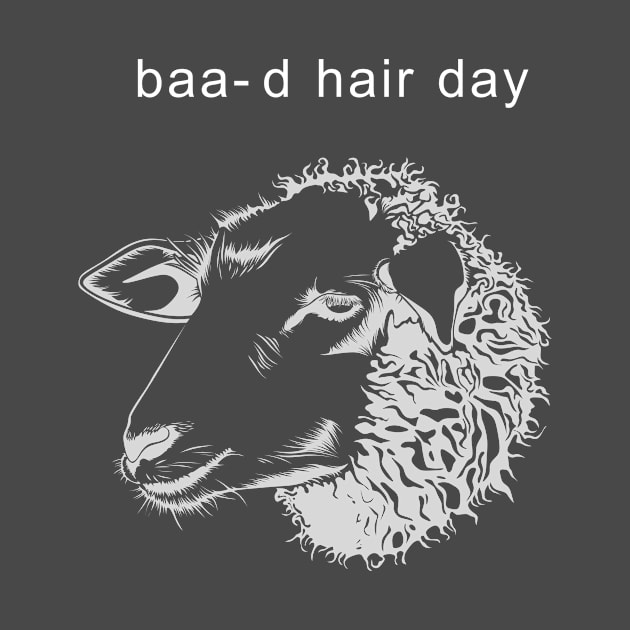 Baa-d Hair Day by Dancing Goat Designs