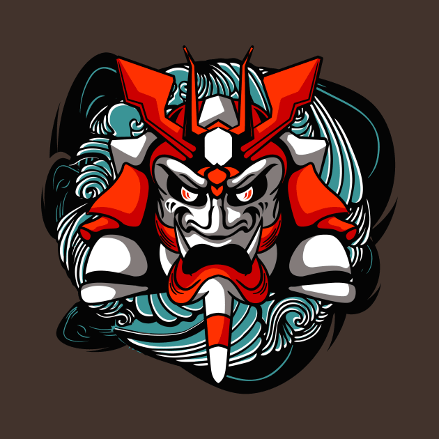 Japanese demon warrior by AdriaStore1