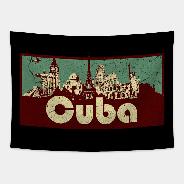 Cuba Tapestry by SerenityByAlex