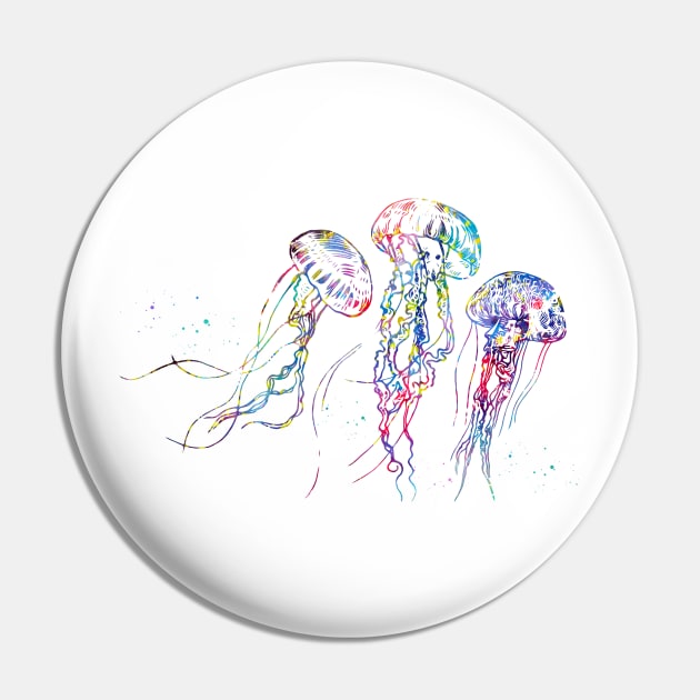 Jellyfish Pin by erzebeth