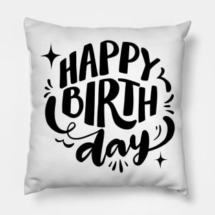 Happy birth day Pillow