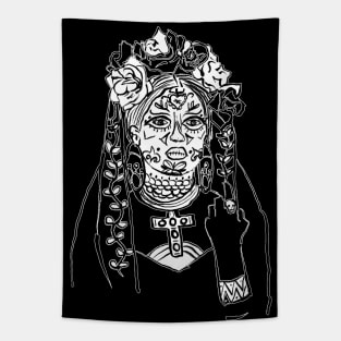 The Bride Day of the Dead Tapestry