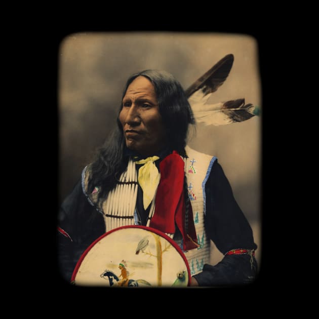 Oglala Sioux Lakota Chief Strikes With Nose Native American by twizzler3b