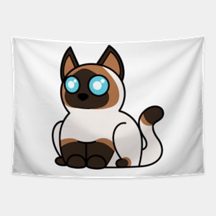 Plump Cat Siamese Tapestry