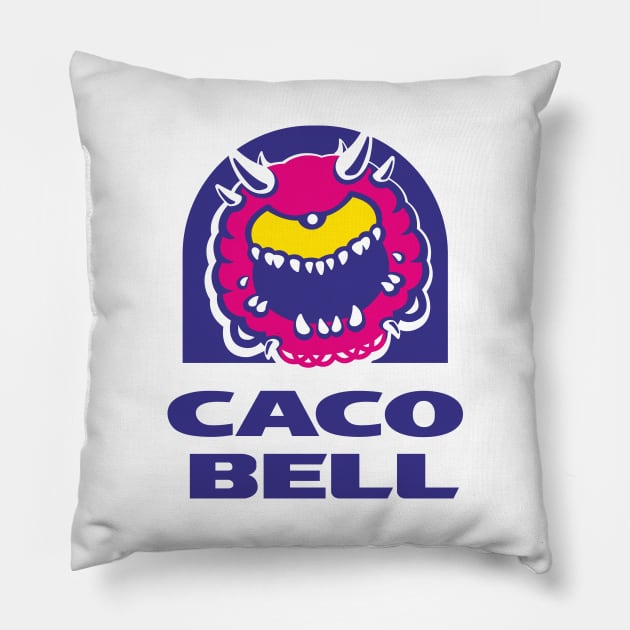 CacoBell Pillow by demonigote