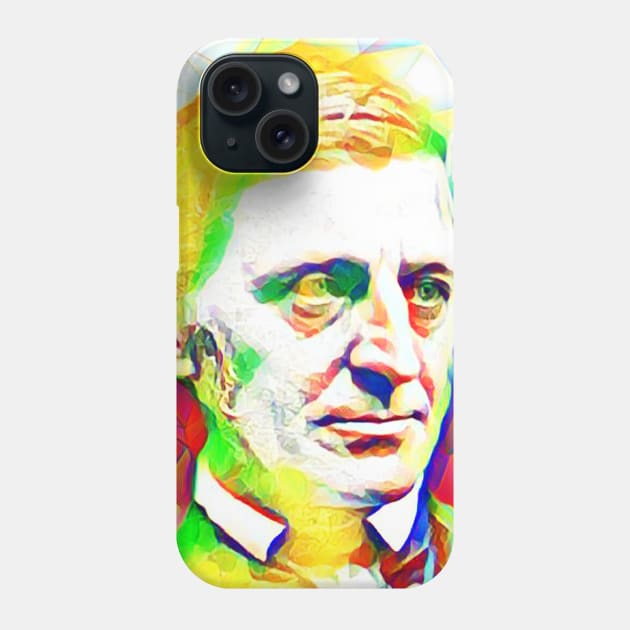 Ralph Waldo Emerson Golden Colourful Portrait | Ralph Waldo Emerson Artwork 12 Phone Case by JustLit