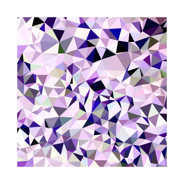 Blue Violet Abstract Low Polygon Background by retrovectors