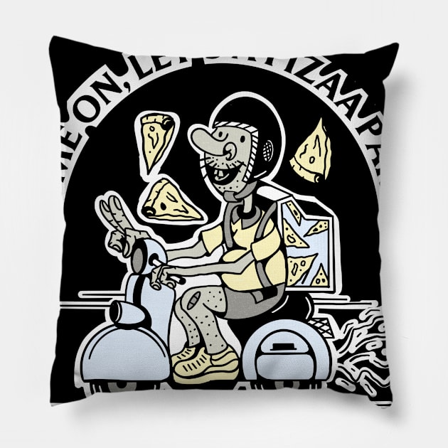 Pizza Lover Pillow by metafoor