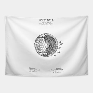 GOLF BALL patent Tapestry