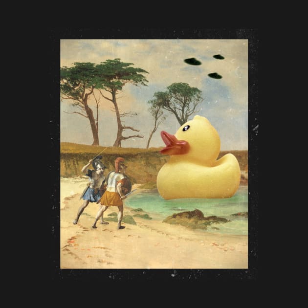 Classical Art Meme Funny Rubber Ducky by Tip Top Tee's