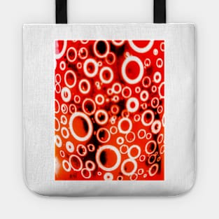 Red Bubbles Tote