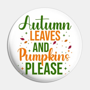 Autumn Leaves and Pumpkins please Pin