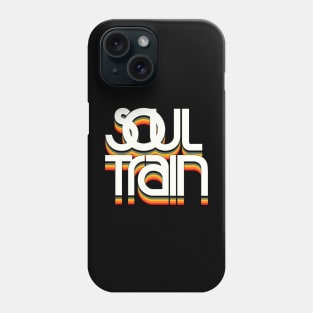 Retro Soul Train Color Black Phone Case