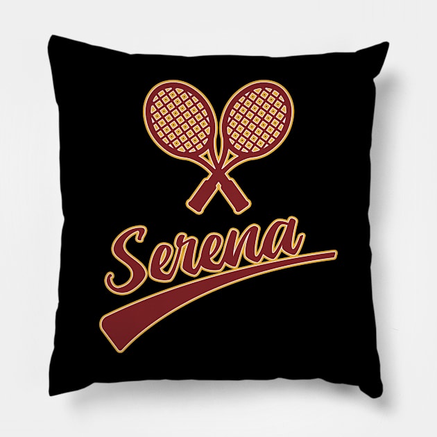 Serena Williams Pillow by Stevendan